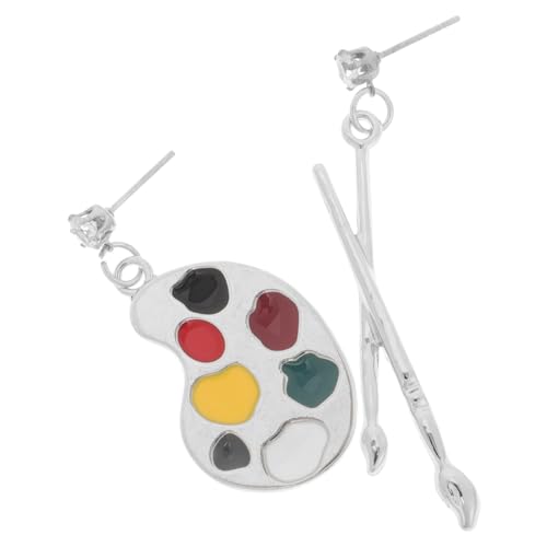 ROMISBABA 1 Paar Vintage Asymmetrische Ohrringe Legierung Kreative Ear Jewelry für Frauen Trendige Statement Accessoires für Partys und Festivals Einzigartige Tropf Ohrringe von ROMISBABA