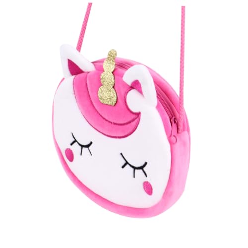 ROMISBABA 1 STK Einhorn Umhängetasche Kupplung Liebenswert Geldbörse Landstreicher umhängetasche Reisetasche für Mini-Tasche mit Einhorn Tasche in Einhornform Polyester von ROMISBABA