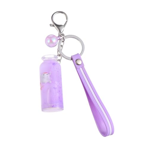 ROMISBABA 1stück Adorable Schlüsselanhänger Mit Schwein Im Milchflasche-Design Dekorativer Anhänger Für Taschen Mit Metallverschluss Niedliche Und Modische Deko Für Damen Und Herren von ROMISBABA