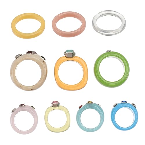 ROMISBABA 1 Set Ring Frauen Süße Finger Geburtstagsgeschenk Schmuck Harz ROMISBABA 1 Set Ring Frauen Süße Finger Geburtstagsgeschenk Schmuck Harz von ROMISBABA