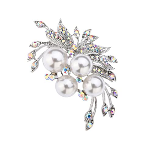 ROMISBABA 1 Stück Anstecknadeln aus Legierung damenschmuck женская одежда muttertagsgeschebk muttertag broschen für kleidung mit Strass besetzte Brustnadel exquisite Brosche von ROMISBABA