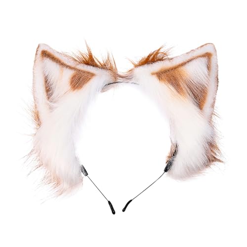 ROMISBABA Einzigartiger Katzenohren-cosplay-kopfschmuck Plüsch-katzenohren-kopfbedeckung Bequemes Haarband für Liebhaber ROMISBABA Einzigartiger Katzenohren-cosplay-kopfschmuck Plüsch-katzenohren-kopfbedeckung Bequemes Haarband für Liebhaber von ROMISBABA