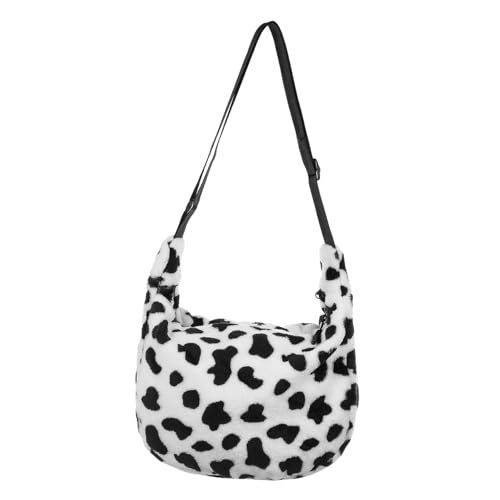 ROMISBABA 1 Stück Große Kapazität Damen Tote Bag Flauschige Umhängetasche für Alltag Strand Party und Reisen für Freundinnen Super Weichem Material Anhänger von ROMISBABA
