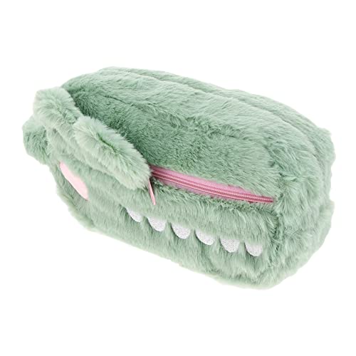 ROMISBABA 1 Stück Kawaii Plüsch Federmäppchen Krokodilform Niedlicher Stift Halter für Schulbedarf Geeignet für Studenten und Lehrer Langlebig zur Einschulung für Feiertage von ROMISBABA