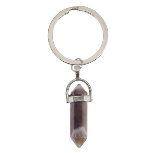 ROMISBABA 1 Stück Kristall Keychain Anhänger Dekorative Anhänger Paar Kristallsäulen Schlüsselanhänger ROMISBABA 1 Stück Kristall Keychain Anhänger Dekorative Anhänger Paar Kristallsäulen Schlüsselanhänger von ROMISBABA