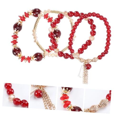 ROMISBABA 1pc Quasten Armband Modische Kristall Armreif Multilayer Armreif Für Mädchen Party Tragen von ROMISBABA