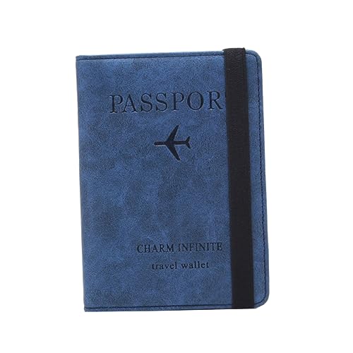 ROMISBABA 1 Stück Multifunktionale Ausweistasche Wallet Reisepassetui Fall RFID-Geldbörse Passhalter Reisepass Brieftasche Blau ROMISBABA 1 Stück Multifunktionale Ausweistasche Wallet Reisepassetui Fall RFID-Geldbörse Passhalter Reisepass Brieftasche Blau von ROMISBABA