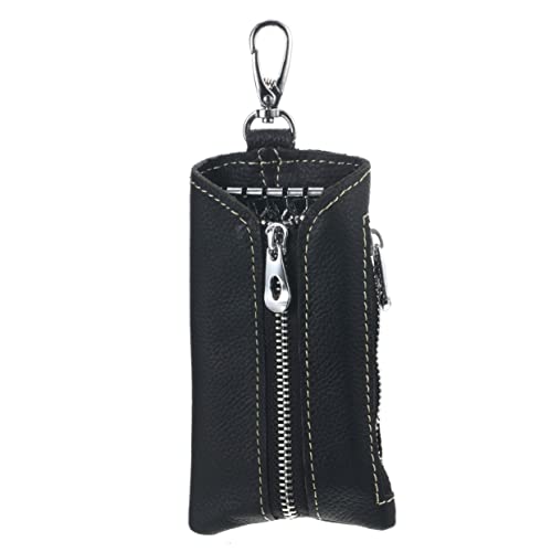 ROMISBABA Mehrzweck Auto Schlüssel Halter Zipper Münzfach Geldbörse Tasche Für Damen Und Herren Langlebig Mit Metallschnalle Tragbar Und Praktisch Für Autoschlüssel Münzen Und Karten von ROMISBABA
