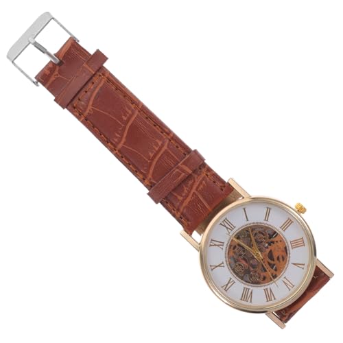 ROMISBABA 1 Stück Quarzuhr für Damen und Herren mit Atmungsaktivem Lederarmband Business Uhr für Formelle und Anlässe Präzise Zeitmessung und Stilvolles Design ROMISBABA 1 Stück Quarzuhr für Damen und Herren mit Atmungsaktivem Lederarmband Business Uhr für Formelle und Anlässe Präzise Zeitmessung und Stilvolles Design von ROMISBABA