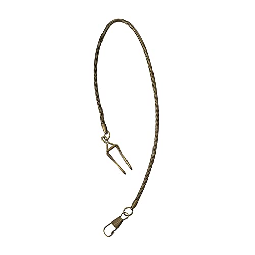 ROMISBABA 1 Stück Taschenuhrkette Betrachten Schlüssel Herren Für Gürtel Zubehör Taschenuhrenkette Silber Legierungskette Ansehen Hängende Taschenkette Geldbeutelketten Metall von ROMISBABA