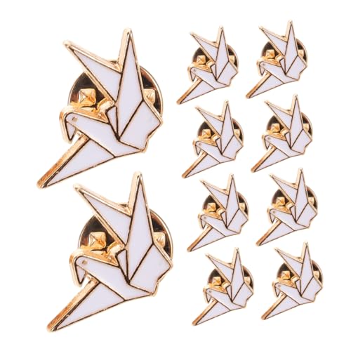 ROMISBABA 10stücke Metall Origami-broschen Cartoon-anstecker Für Damen Kleidung Taschen Rucksäcke Zubehör von ROMISBABA