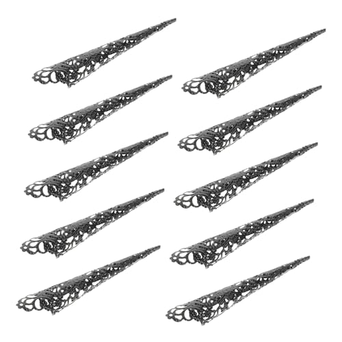 ROMISBABA 10 Stück Teiliges Antike Eisennägel Fingertip Schutz Krallen Fingerschmuck für Party Cosplay Damen Robust und Einfach Anzubringen ROMISBABA 10 Stück Teiliges Antike Eisennägel Fingertip Schutz Krallen Fingerschmuck für Party Cosplay Damen Robust und Einfach Anzubringen von ROMISBABA