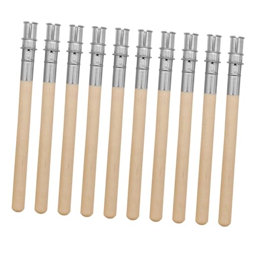 ROMISBABA 10 Stück Teiliges Augenbrauenstift Verlängerer aus Stabilem Material Ergonomischer Stifthalter für Komfortables Zeichnen Leicht und Handlich für Unterwegs Passend für von ROMISBABA