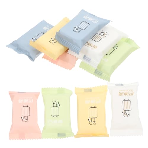 ROMISBABA 10 Stück Teiliges Einweg Gesichtstuch Tragbare Hautfreundliche Kompakt Handtücher mit Hoher Wasseraufnahme für Reisen Outdoor und Sanfte Gesichtsreinigung von ROMISBABA