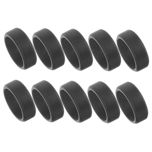 ROMISBABA 10 Stück Teiliges Herren Silikonringe aus Flexiblem Ergonomischem Material Komfortable Dehnbare Sport übungsringe in Schwarz für Alltag Fitness und Hochzeit ROMISBABA 10 Stück Teiliges Herren Silikonringe aus Flexiblem Ergonomischem Material Komfortable Dehnbare Sport übungsringe in Schwarz für Alltag Fitness und Hochzeit von ROMISBABA
