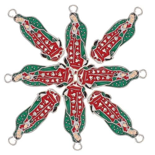 ROMISBABA 10 Stück Teiliges Mary Schmuckanhänger aus Robustem Legierungs Material Kreative DIY Charms für Halskette Armband Schlüsselanhänger Vielseitige Bastel Accessoires als für von ROMISBABA