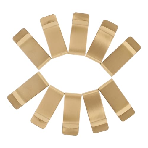 ROMISBABA Edelstahl Geldklammer 10 Stück Für Männer Und Frauen Minimalistischer Geldclip Eleganter Bargeldhalter Langlebiges Metall Praktische Geldscheinklammer Für Büro Und Zuhause von ROMISBABA