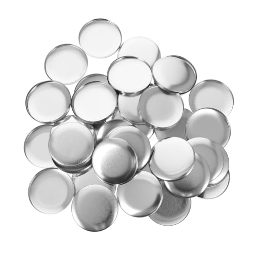 ROMISBABA 100 Sätze Teiliges DIY Button Badge Langlebigem Eisen Leere Anstecknadeln Bastelmaterial für Pins Geeignet für Kleidung Hüte und Geschenkideen von ROMISBABA