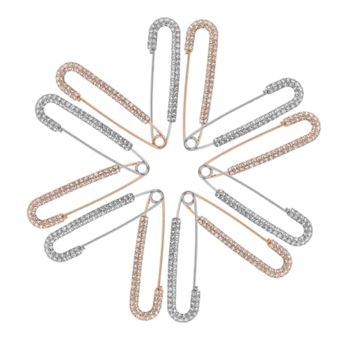 ROMISBABA 12 Stück Teiliges Damen Kleider Clips Verstellbare Taillen Sicherheitsnadeln für Hosen Röcke Schals Pullover Rutschfeste Befestigung Vielseitig Einsetzbar Farbvielfalt von ROMISBABA
