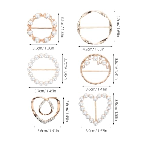 ROMISBABA 12 Stück Teiliges Damen Schalring aus Robustem Legierungsmaterial mit Funkelnden Strasssteinen und Eleganten Imitat perlen Zuverlässiger Clip für Kleidung und Tücher Einfacher ROMISBABA 12 Stück Teiliges Damen Schalring aus Robustem Legierungsmaterial mit Funkelnden Strasssteinen und Eleganten Imitat perlen Zuverlässiger Clip für Kleidung und Tücher Einfacher von ROMISBABA