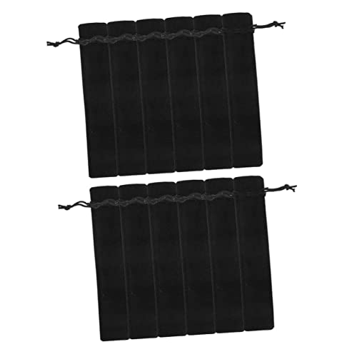 ROMISBABA 12stücke Großkapazität Schreibwaren Kordelzug Tasche Einziger Stifthalter Bleistift Organizer Tragbare Stifttasche Für Stifte Verpacken Geschenktasche von ROMISBABA
