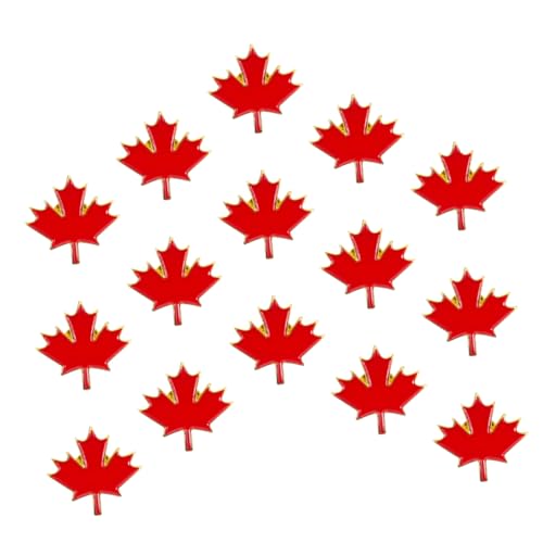 ROMISBABA 15 Stücke Maple Leaf Brosche Pins Maple Leaf Broschen Pins Für Frauen Mode Brosche Thanksgiving Vintage Revers Pin von ROMISBABA