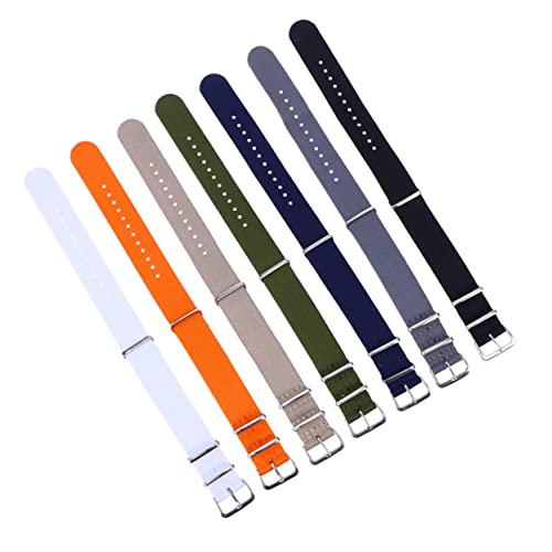 ROMISBABA Nylon-uhrenarmband Gewebt Ersatzarmband Strapazierfähig Für Uhrenarmband Uhrenarmbänder Khaki Farbe von ROMISBABA
