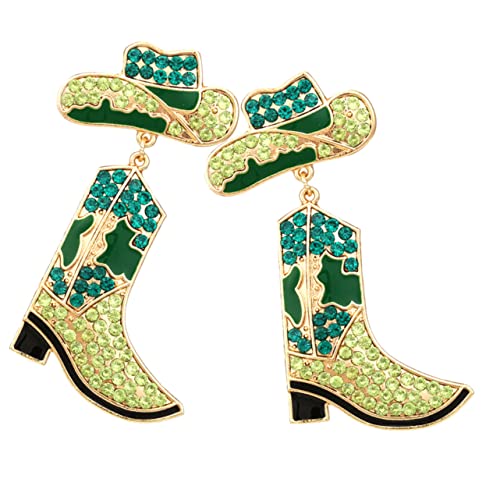 ROMISBABA 1Paar Cowgirl Ohrringe mit Damen Stiefelohrringe Modischer Western Schmuck für Bachelorette Partys Country Konzerte Besondere Anlässe ROMISBABA 1Paar Cowgirl Ohrringe mit Damen Stiefelohrringe Modischer Western Schmuck für Bachelorette Partys Country Konzerte Besondere Anlässe von ROMISBABA
