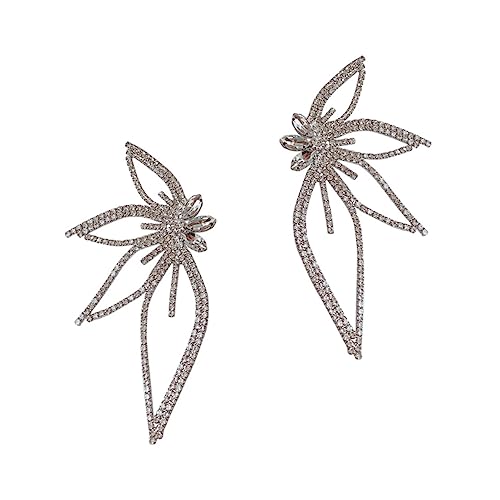 ROMISBABA 1Paar Extravaganter Ohrclip mit Design Ohrringe für Modisches Accessoire Ohrlöcher für Besondere Anlässe von ROMISBABA