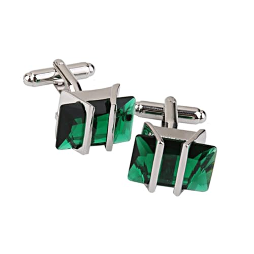 ROMISBABA 1Paar Grüne Manschettenknöpfe für Herren Cufflinks für Hochzeiten Partys oder für Vatertag ROMISBABA 1Paar Grüne Manschettenknöpfe für Herren Cufflinks für Hochzeiten Partys oder für Vatertag von ROMISBABA