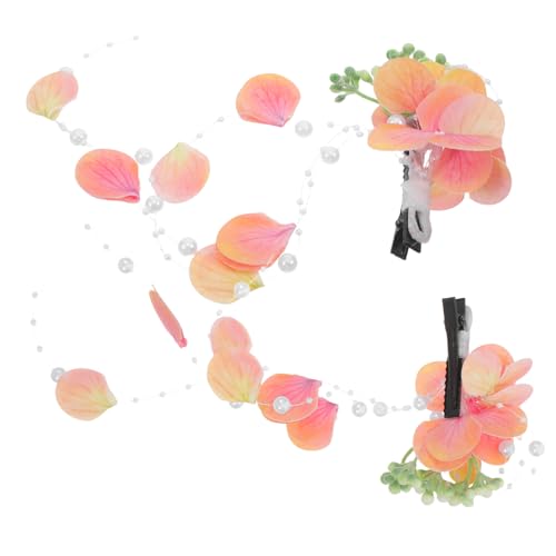 ROMISBABA 1Paar Haarspangen für Frauen Handgefertigte Haarnadeln Kunstblumen für Hochzeiten Strandfeiern Festliche Anlässe für Dickes Dünnes Haar von ROMISBABA