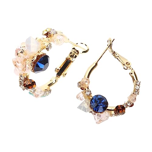 ROMISBABA 1Paar Kristallohrringe für Frauen Trendige Ohrringe Vintage Design Leicht Elegant für Glänzenden Kristaldekoren Ohrringe ROMISBABA 1Paar Kristallohrringe für Frauen Trendige Ohrringe Vintage Design Leicht Elegant für Glänzenden Kristaldekoren Ohrringe von ROMISBABA