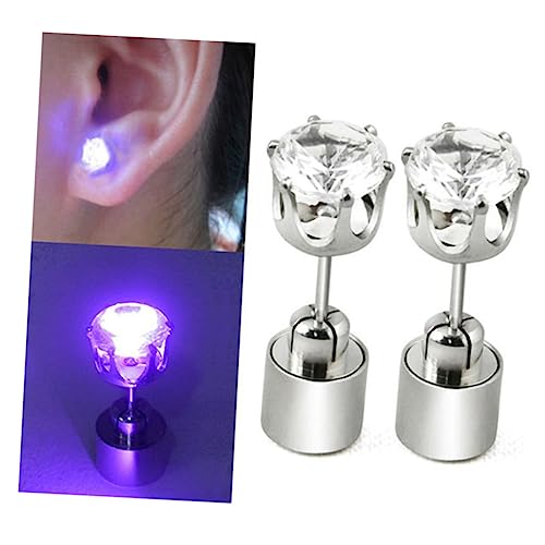 ROMISBABA 1Paar Leuchtende LED Ohrstecker Unisex Design für Tanzpartys Nachtaktivitäten Konzerte Zufällige Farben zu Einfach zu Bedienen ROMISBABA 1Paar Leuchtende LED Ohrstecker Unisex Design für Tanzpartys Nachtaktivitäten Konzerte Zufällige Farben zu Einfach zu Bedienen von ROMISBABA