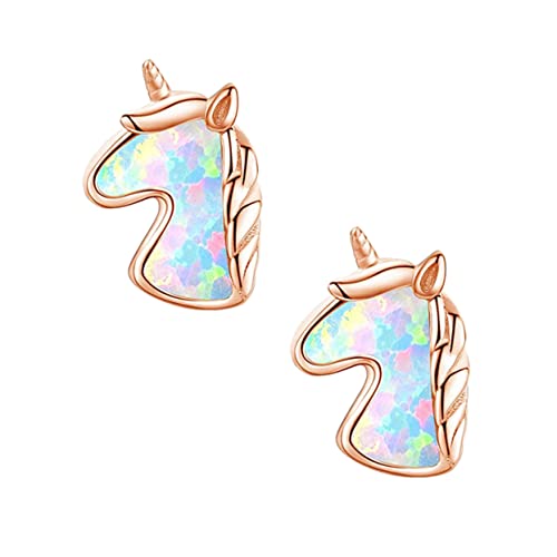 ROMISBABA 1Paar Ohrringe Farbigem Opal mit Roségold Design Kreative Ohrstecker für Damen für Festivals Partys Täglichen Gebrauch Auffälliger Schmuck Einfach ROMISBABA 1Paar Ohrringe Farbigem Opal mit Roségold Design Kreative Ohrstecker für Damen für Festivals Partys Täglichen Gebrauch Auffälliger Schmuck Einfach von ROMISBABA