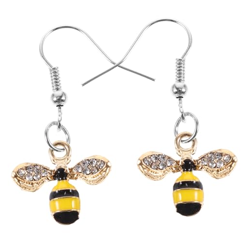 ROMISBABA 1Paar Ohrringe für Frauen Stilvolle Bienen Ohrringe mit Hypoallergene Ohrschmuck für Partys Langlebiges Hautfreundliches Material von ROMISBABA