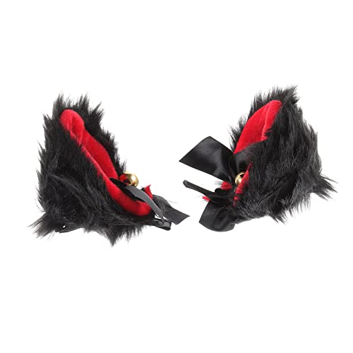 ROMISBABA 1Paar Plüsch Katzenohren Haarklammern Niedliche Mädchenhaarklammern für Cosplay Kostümpartys Exquisites Design für Damen Halloween Katzenkostüme ROMISBABA 1Paar Plüsch Katzenohren Haarklammern Niedliche Mädchenhaarklammern für Cosplay Kostümpartys Exquisites Design für Damen Halloween Katzenkostüme von ROMISBABA