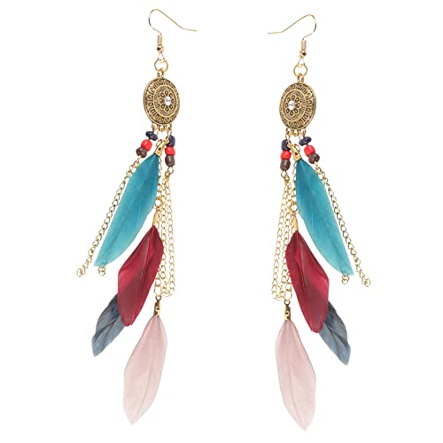 ROMISBABA 1Paar Vintage Quasten Ohrringe für Frauen Bohemian Dangle Ohrschmuck Cowgirl Besondere Anlässe Geschenkidee für Freundinnen Familien von ROMISBABA