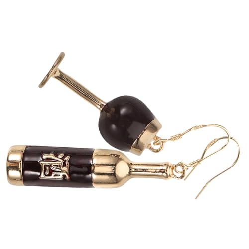 ROMISBABA 1Paar Weinohrringe Asymmetrische Ohrhänger Mit Weinflasche Weinglas Design Für Damen Eleganter Ohrschmuck Für Besondere Anlässe Alltagslook ROMISBABA 1Paar Weinohrringe Asymmetrische Ohrhänger Mit Weinflasche Weinglas Design Für Damen Eleganter Ohrschmuck Für Besondere Anlässe Alltagslook von ROMISBABA
