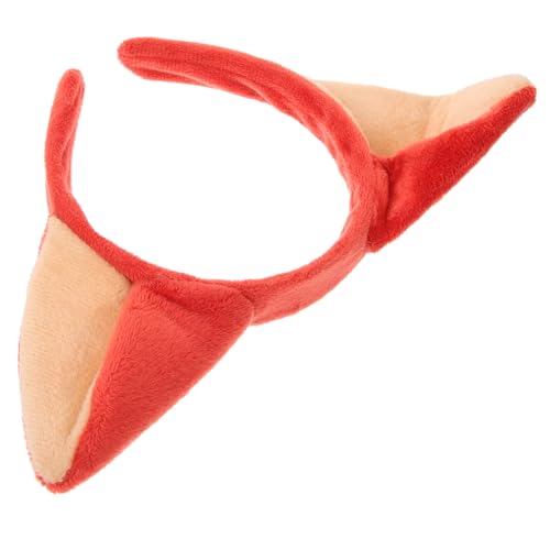 ROMISBABA 1Pc Entzückende Haar Band Tier Headwear Kopfschmuck Haar Hoop Katze Ohren Haar Band Rot von ROMISBABA