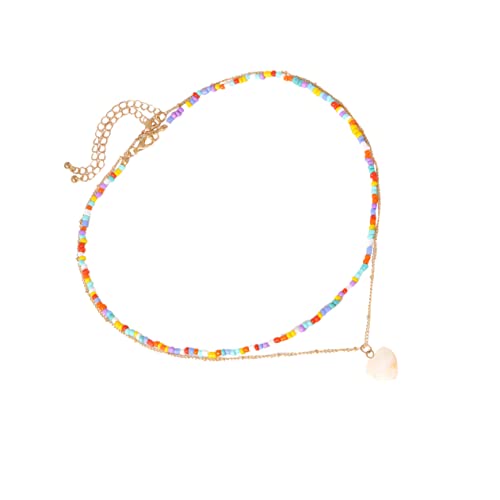 ROMISBABA 1Satz Böhmische Perlen Halskette im Minimalistischer Clavicle Schmuck für Sommer Einzigartiger Choker mit Geometrischem Design Lässige Festliche Outfits ROMISBABA 1Satz Böhmische Perlen Halskette im Minimalistischer Clavicle Schmuck für Sommer Einzigartiger Choker mit Geometrischem Design Lässige Festliche Outfits von ROMISBABA