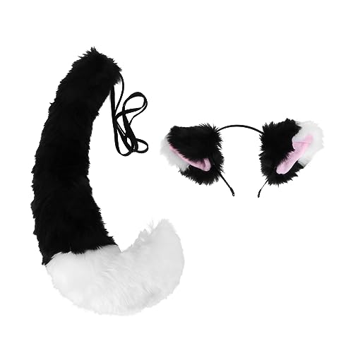 ROMISBABA 1satz Dekoratives Cosplay Zubehör Mit Fuchsohren Und Flauschige Haaraccessoires Für Halloween Und Kostümpartys Hochwertigem Plüsch Gefertigt Und von ROMISBABA