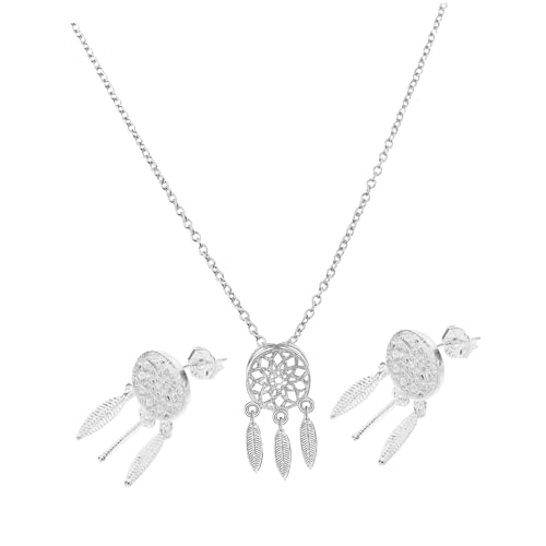 ROMISBABA 1Satz Schmuckset mit Ohrringen Anhänger Teiliges Set mit Federdesign für Partys Tägliches Perfektes für Festivals Besondere Anlässe ROMISBABA 1Satz Schmuckset mit Ohrringen Anhänger Teiliges Set mit Federdesign für Partys Tägliches Perfektes für Festivals Besondere Anlässe von ROMISBABA