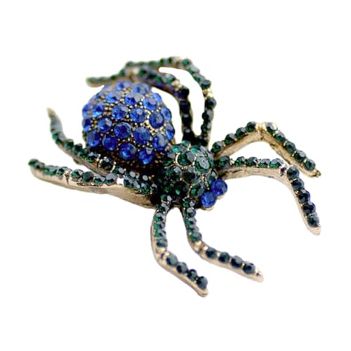 ROMISBABA 1pc Spinne Brosche Strass Kristall Brosche Pin Vintage Stil Zubehör Farbe Für Hochzeit Weihnachten von ROMISBABA