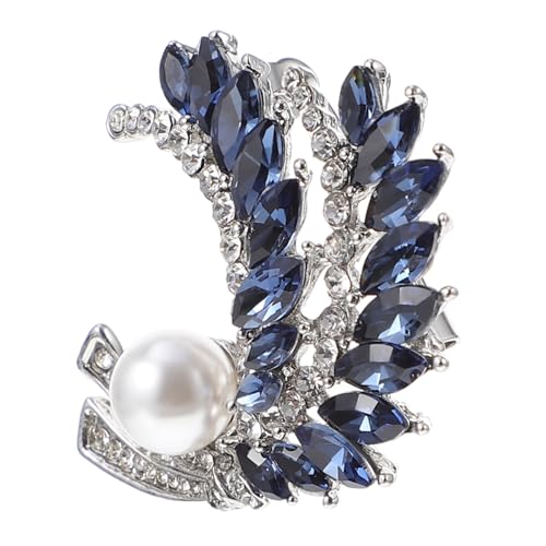 ROMISBABA Chic Brosche Weizenform Strass-anstecknadel Legierung Brustpin Für Frauen Corsage Für Kleidung Und Accessoires von ROMISBABA