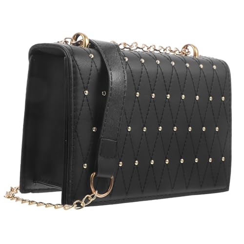 ROMISBABA 1Stück Chic Einzelschultertasche mit Nieten Umhängetasche für Damen Einkaufstasche im Punk Robust für Freizeit Ausgehen ROMISBABA 1Stück Chic Einzelschultertasche mit Nieten Umhängetasche für Damen Einkaufstasche im Punk Robust für Freizeit Ausgehen von ROMISBABA