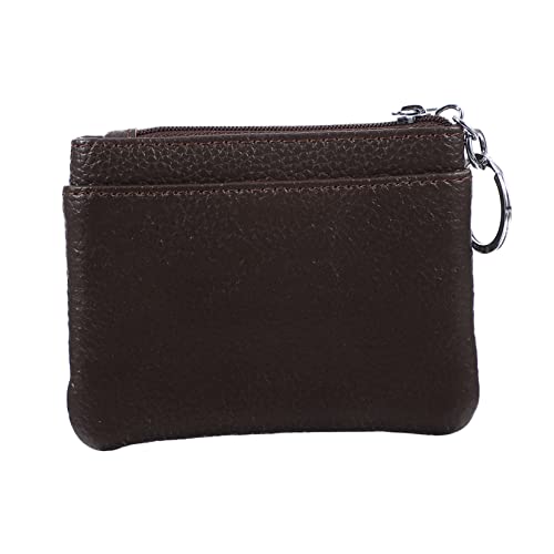 ROMISBABA 1Stück Damen Münztasche Rindsleder mit Schlüsselring Handgefertigte Geldbörse Multifunktionale Karten Schlüsselaufbewahrung Elegantem Kaffeebraun für Unterwegs ROMISBABA 1Stück Damen Münztasche Rindsleder mit Schlüsselring Handgefertigte Geldbörse Multifunktionale Karten Schlüsselaufbewahrung Elegantem Kaffeebraun für Unterwegs von ROMISBABA