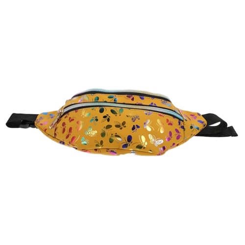 ROMISBABA Stylische Damen Taillentasche Gürteltasche Mit Reißverschluss Für Einfachen Zugang Für Reisen Schule Und Freizeit Modische Umhängetasche Für Mädchen von ROMISBABA