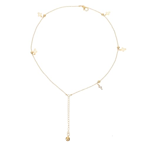 ROMISBABA Goldenes Fußkettchen Für Damen Fußkette Mit Modischem Design Eleganter Fußschmuck Aus Hochwertigen Materialien Als Geschenkidee Für Frauen Und Mädchen von ROMISBABA