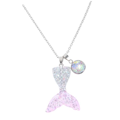 ROMISBABA 1Stück Fantasievolle Meerjungfrau Halskette für Damen Halsschmuck mit Design Partys Jubiläen Tägliches Schlichtes Modisches Accessoire von ROMISBABA
