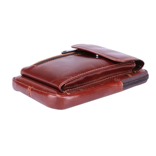 ROMISBABA 1Stück Herren Rindsleder Gürteltasche im Retro Multifunktionale Sporttasche für Outdoor Aktivitäten zur Sicheren Aufbewahrung von Handy Schlüsseln ROMISBABA 1Stück Herren Rindsleder Gürteltasche im Retro Multifunktionale Sporttasche für Outdoor Aktivitäten zur Sicheren Aufbewahrung von Handy Schlüsseln von ROMISBABA